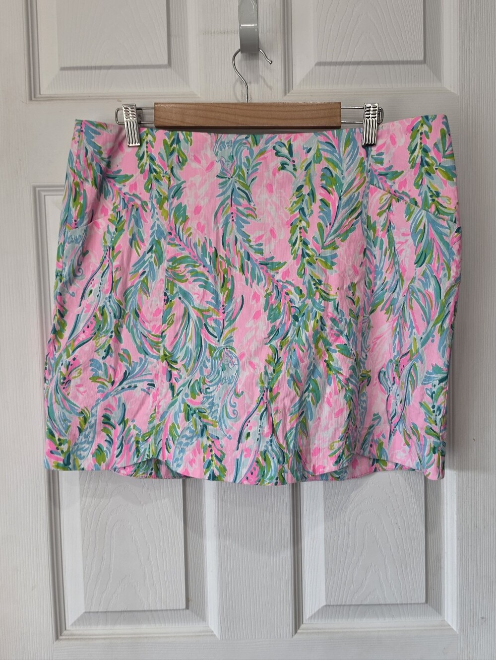 Lilly Pulitzer Becki Skort Pink/Blue Size 14